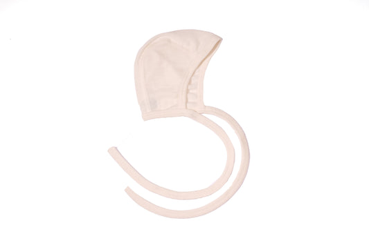 Cosilana Baby Häubchen 71090 l Wolle Seide l 01 Natur