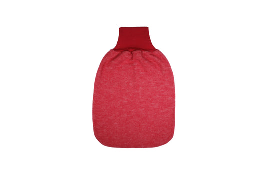 Cosilana Baby-Strampelsack 48937 l ca. 62 cm l Wollfleece Baumwolle I 104 Rot- Melange
