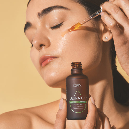 Antibakterielle, antiseptische Pflanzenölmischung gegen Hautprobleme, Pickel, Ekzeme | 50 ml vegan dermatologisch getestet