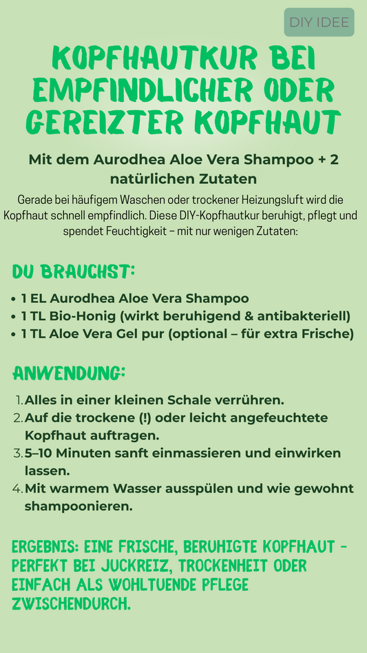 Aloe Vera Shampoo – mildes Naturshampoo bei empfindlicher Kopfhaut