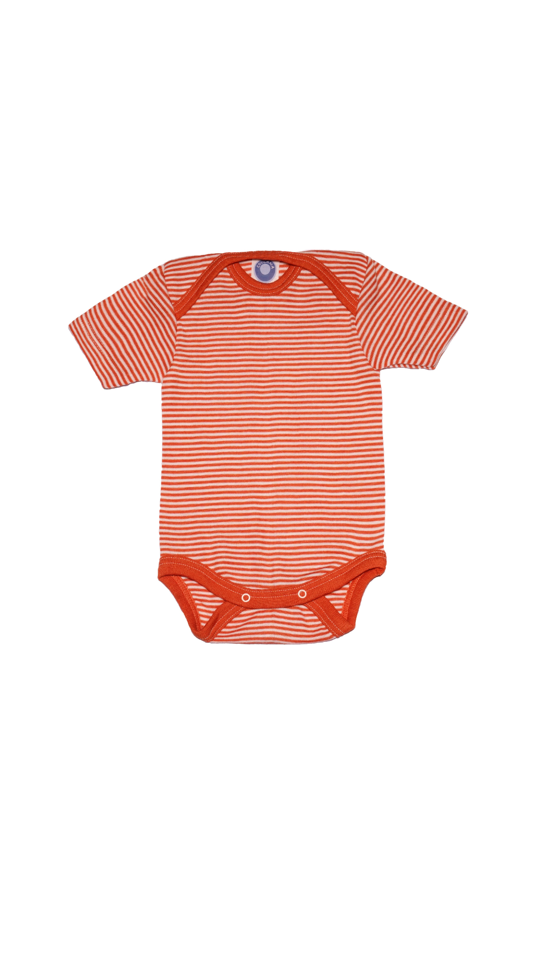 Cosilana Baby Body 71052  l Wolle Seide l 129 Safran-Natur- Ringel