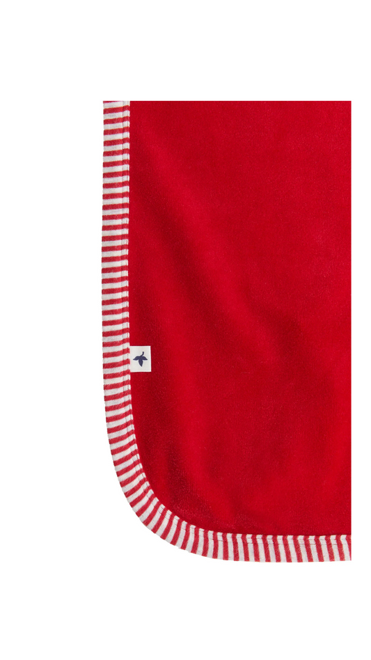 Babydecke aus Nicky & Bio-Baumwolle (kbA) – Leela Cotton | Kuschelweich, GOTS-zertifiziert l Ziegelrot
