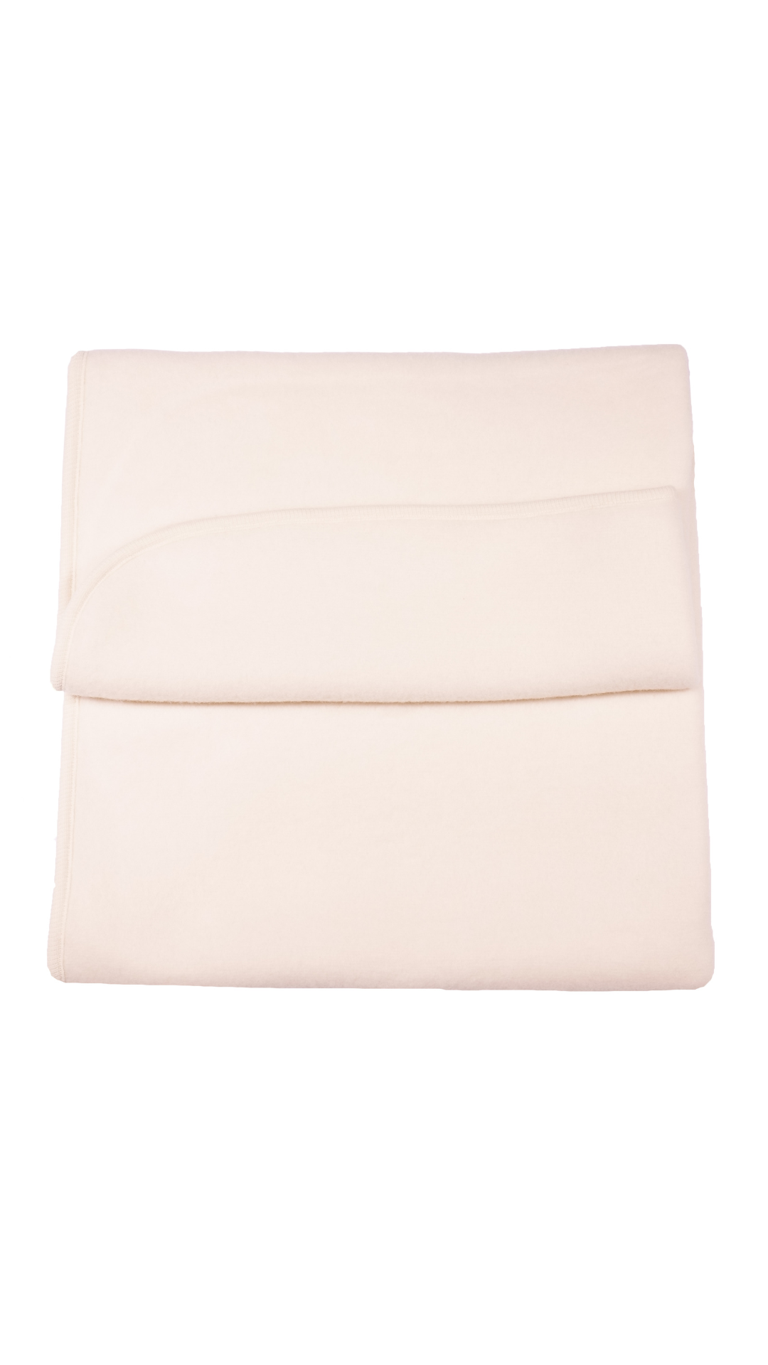 Cosilana Baby-Decke 48933 l  ca. 75x100 cm l Wollfleece Baumwolle I 01 Natur