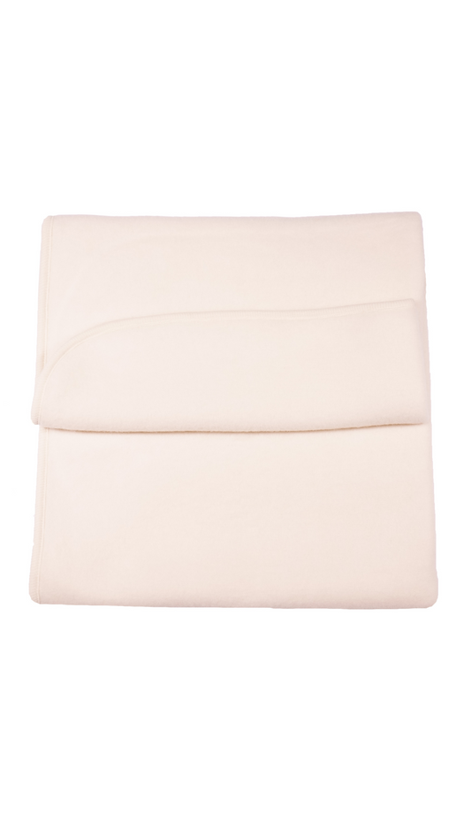 Cosilana Baby-Decke 48933 l  ca. 75x100 cm l Wollfleece Baumwolle I 01 Natur