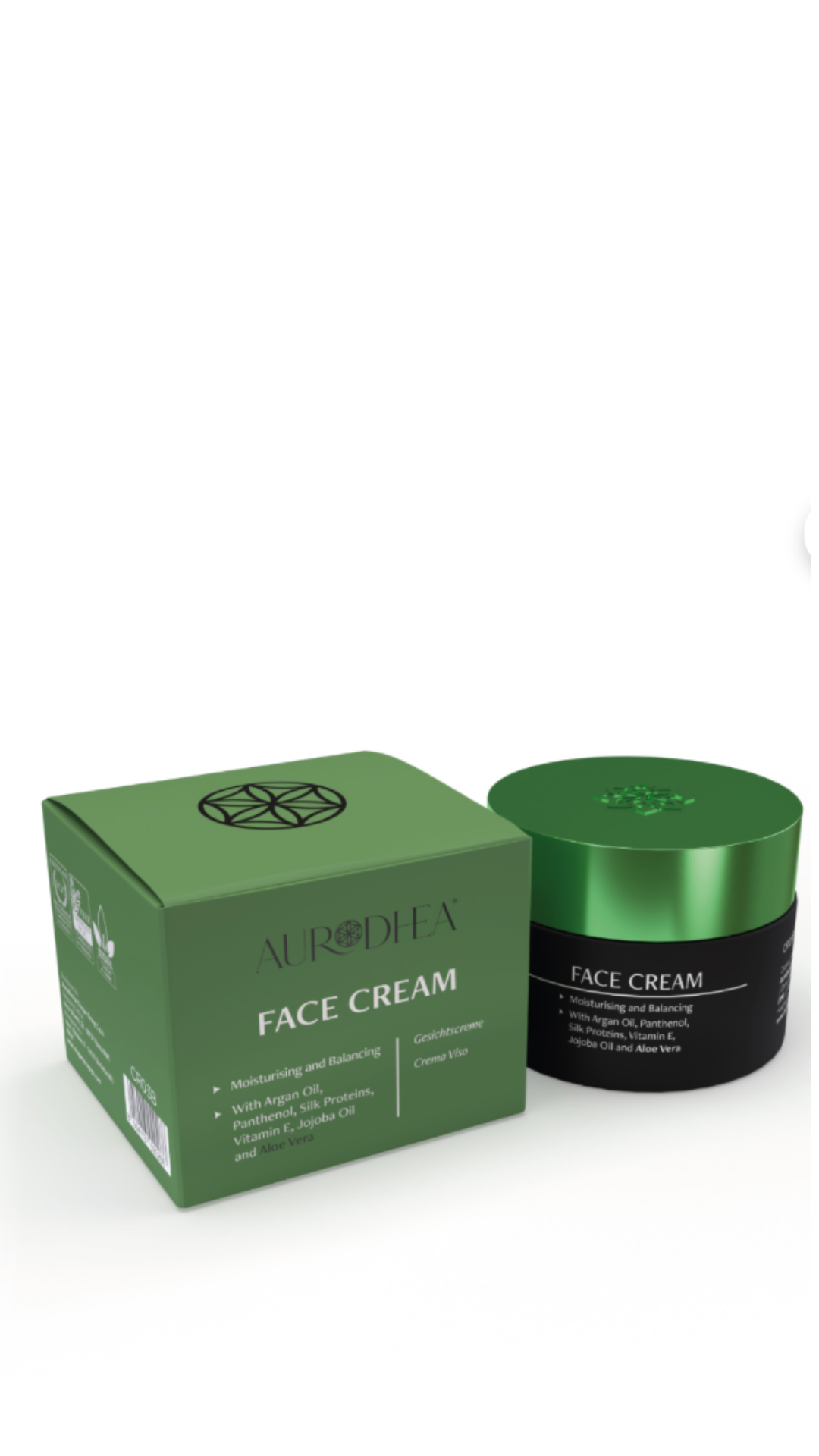 Vegane Aurodhea Tagescreme mit Aloe Vera – 50 ml