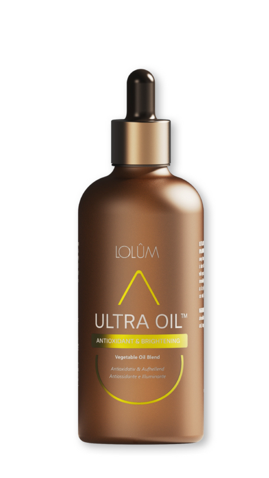 Aufhellende antioxidative Pflanzenölmischung mit Hyaluronsäure, Traubenkernöl Leinöl | 50 ml vegane Naturkosmetik für strahlende Haut