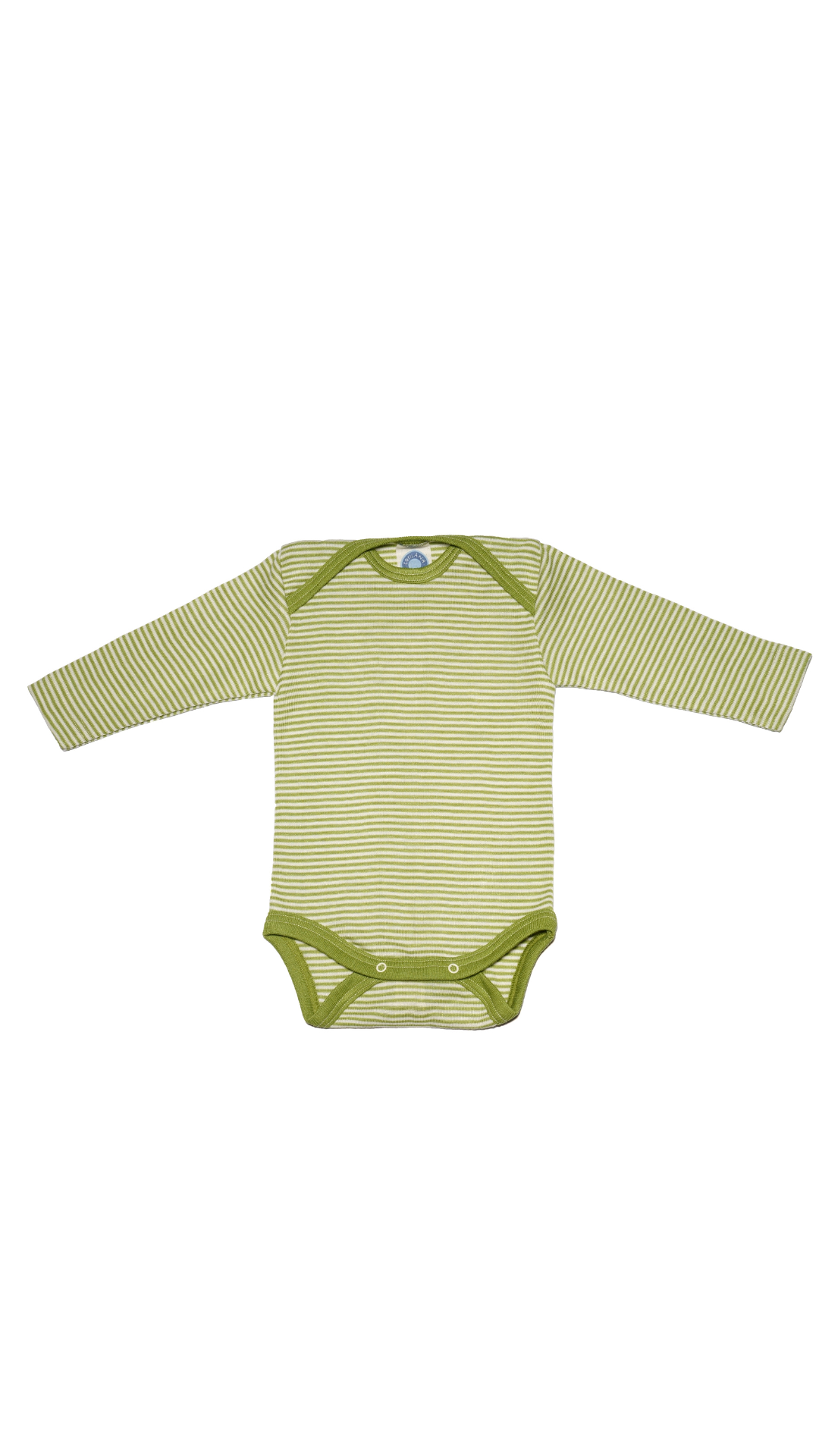 Cosilana Baby Body 71053  l Wolle Seide l 126 Grün- Natur- Ringel
