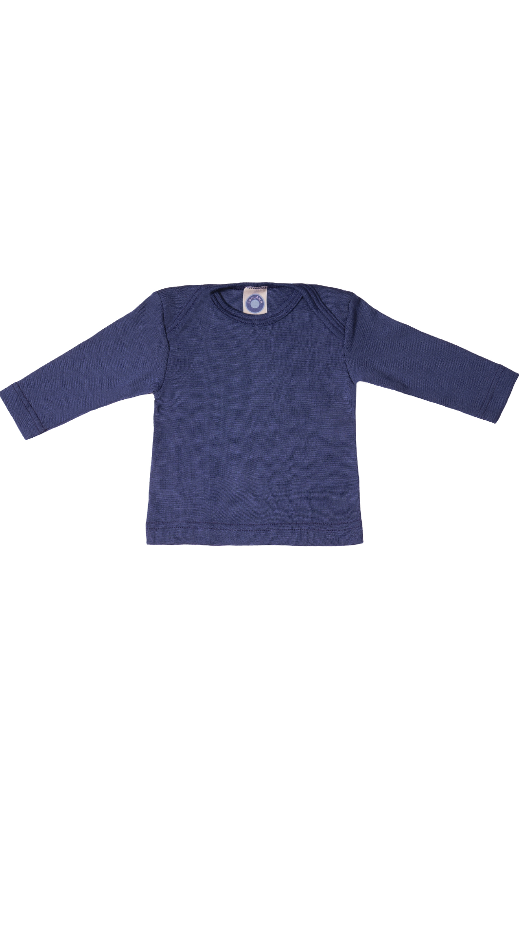Cosilana Baby Schlupfhemd 71033 l Wolle Seide l 08 Marine