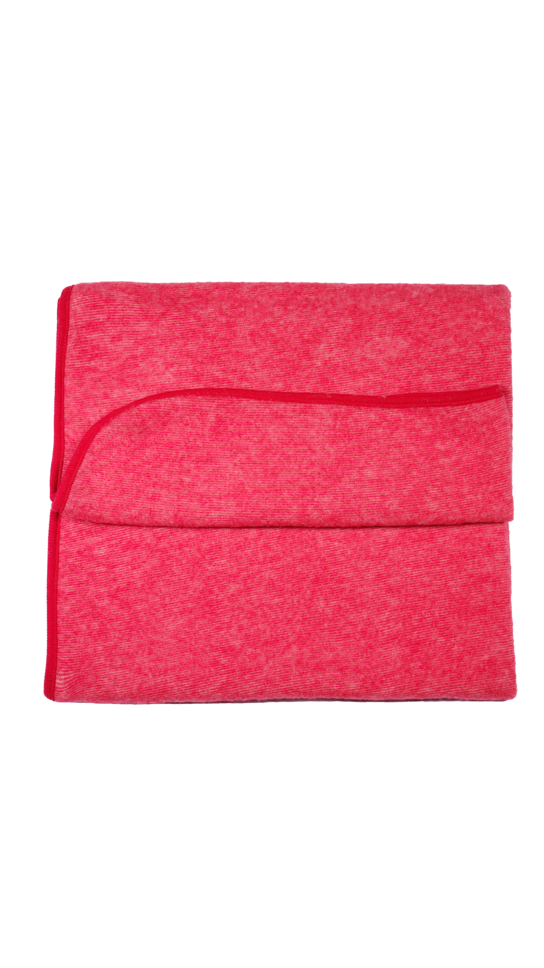 Cosilana Baby-Decke 48933 l  ca. 75x100 cm l Wollfleece Baumwolle I 104 Rot- Melange