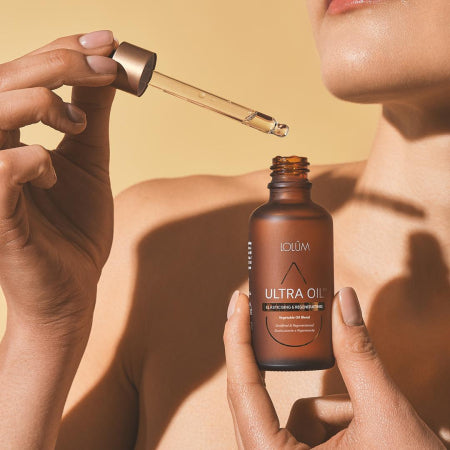 Straffende, regenerierende Pflanzenölmischung mit Arganöl, Squalan Mandelöl | 50 ml vegane Naturkosmetik gegen Dehnungsstreifen und trockene Haut