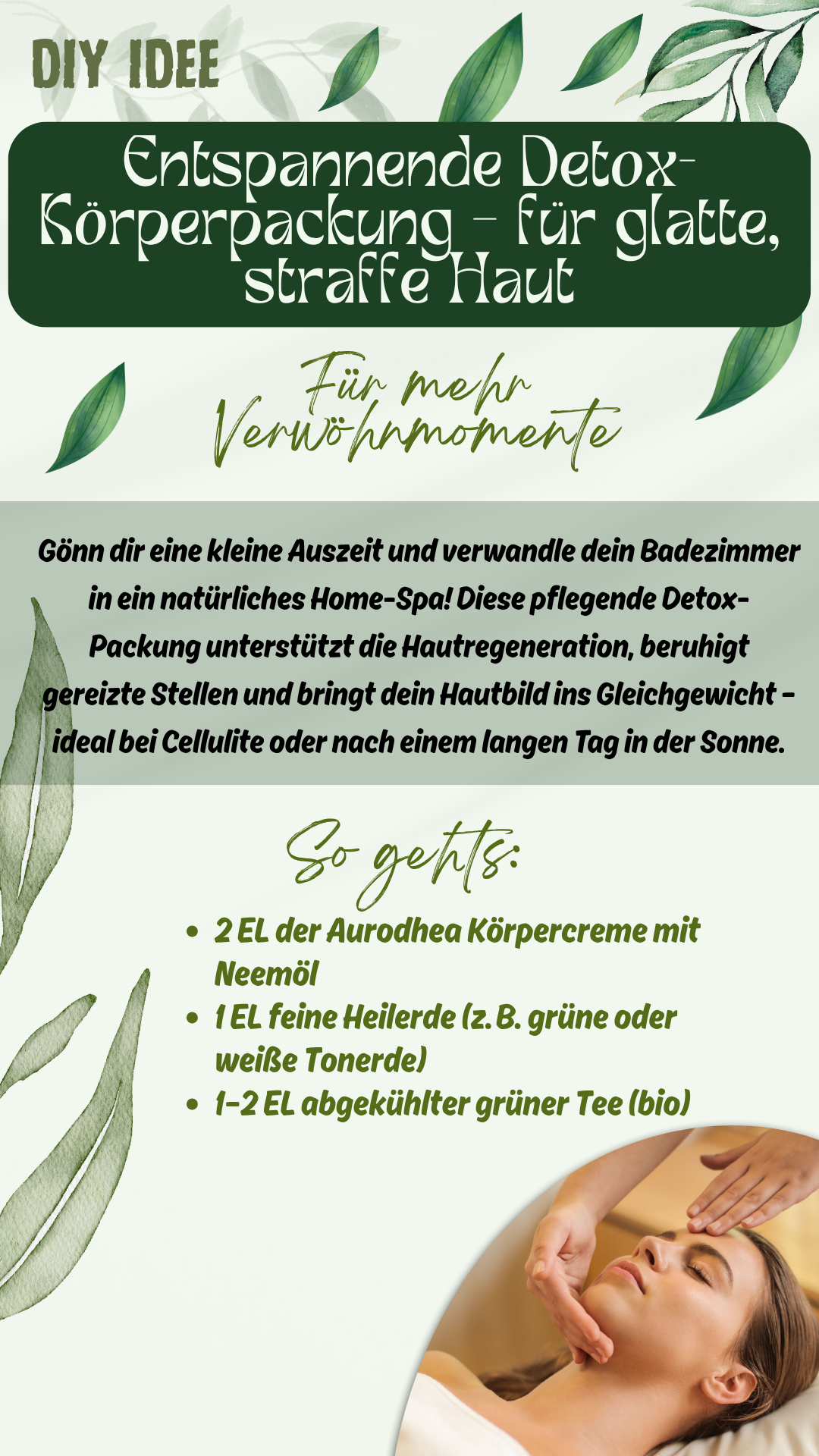 Körpercreme mit Neemöl – pflegt bei Cellulite, Ekzemen, trockener Haut