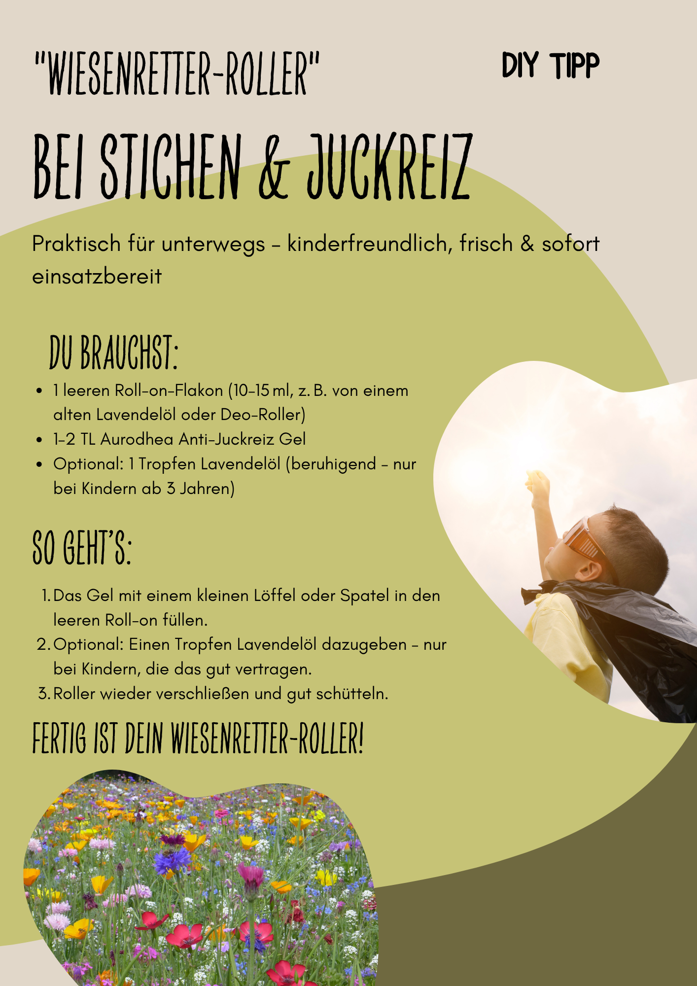 Anti-Juckreiz Gel mit Aloe Vera & Teebaumöl