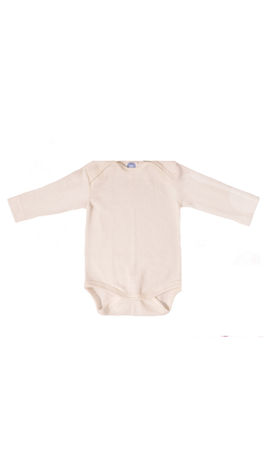Cosilana Baby Body 71053  l Wolle Seide l 01 Natur