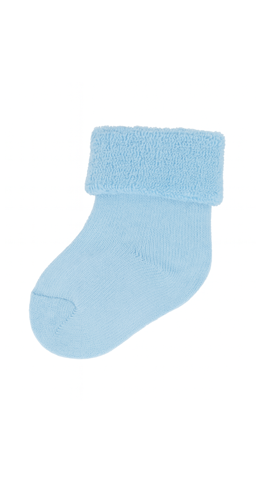 Grödo  Kuschelige Baby-Socken aus Bio-Baumwolle mit Frottee – weich, warm & GOTS-zertifiziert l Hellblau
