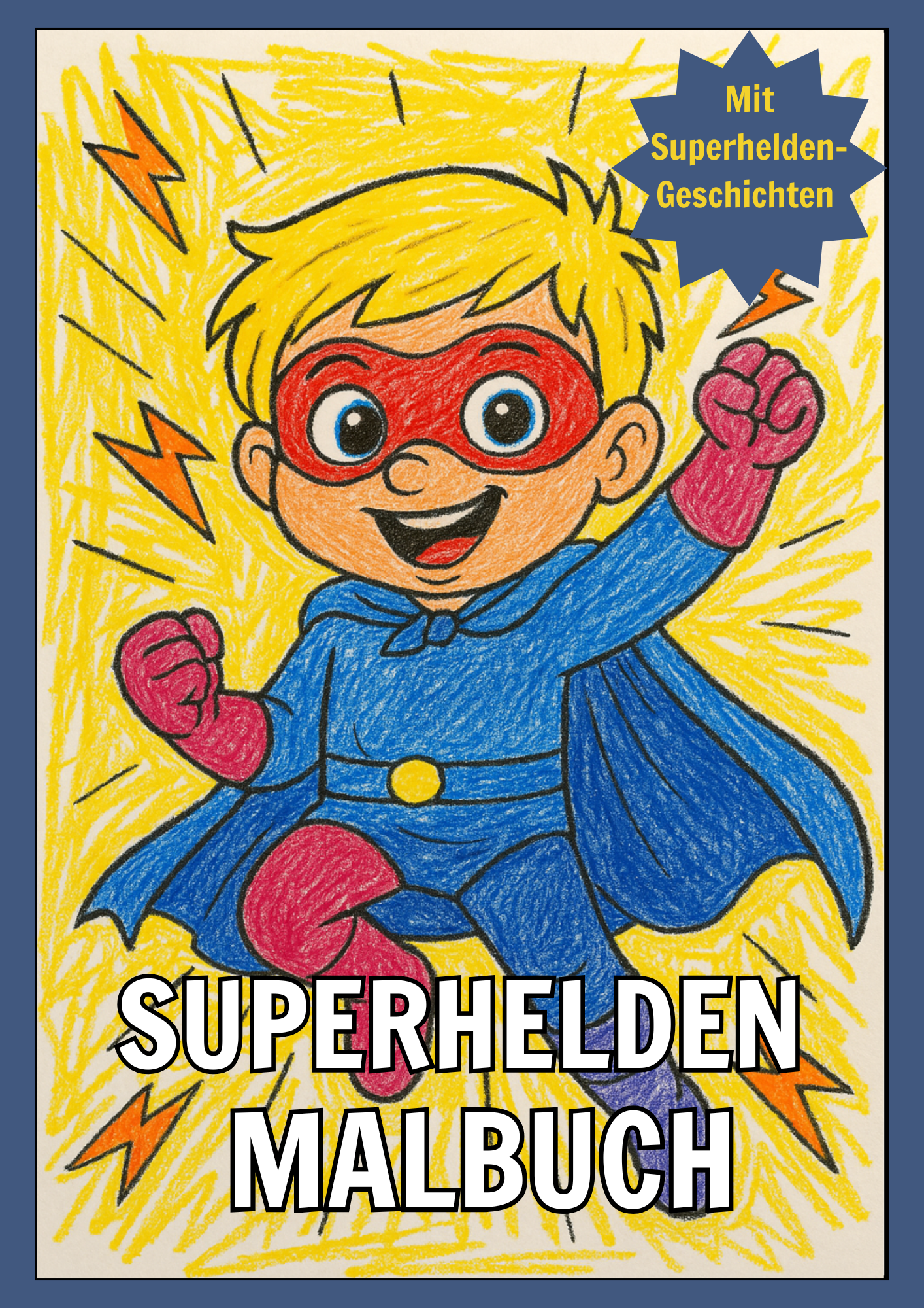 Mein Superhelden-Malbuch: Superhelden-Momente – Malen & Mitfiebern