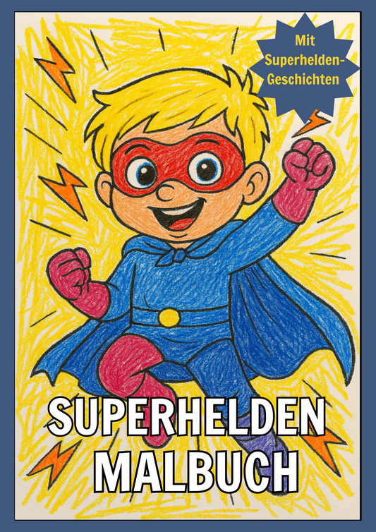 Mein Superhelden-Malbuch: Superhelden-Momente – Malen & Mitfiebern