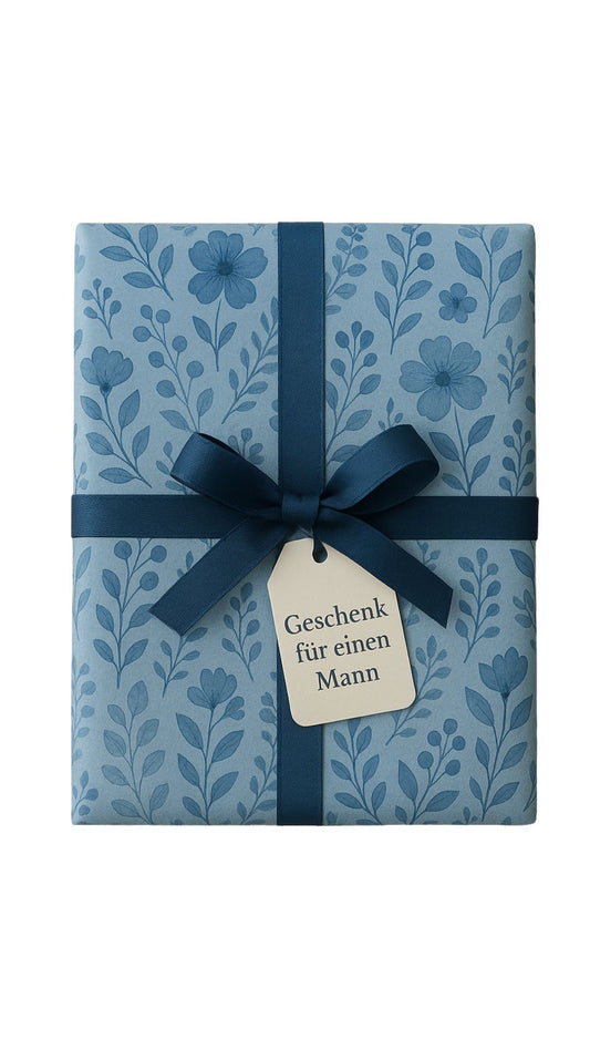 Geschenkverpackung – für einen Mann