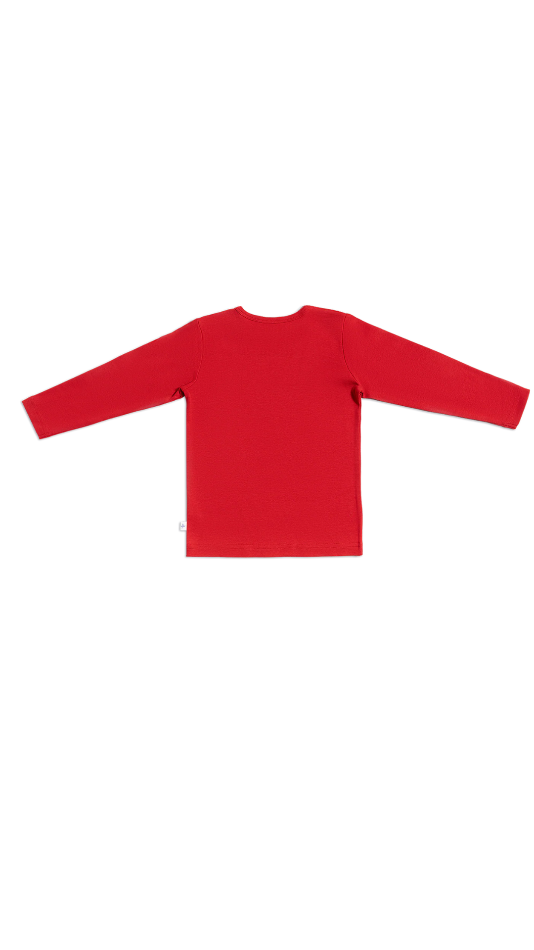 Langarmshirt für Kinder l Bio Baumwolle – Leela Cotton | Atmungsaktiv, nachhaltig & mit Holzknöpfen l Ziegelrot