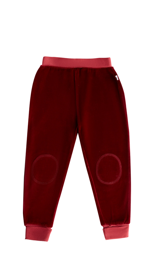 Kinder Nickyhose Bio-Baumwolle l  Leela Cotton | Kuschelig, unisex & GOTS-zertifiziert l Bordeaux