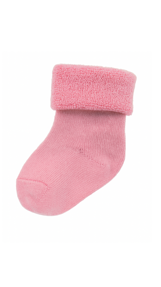 Grödo  Kuschelige Baby-Socken aus Bio-Baumwolle mit Frottee – weich, warm & GOTS-zertifiziert l Altrosa