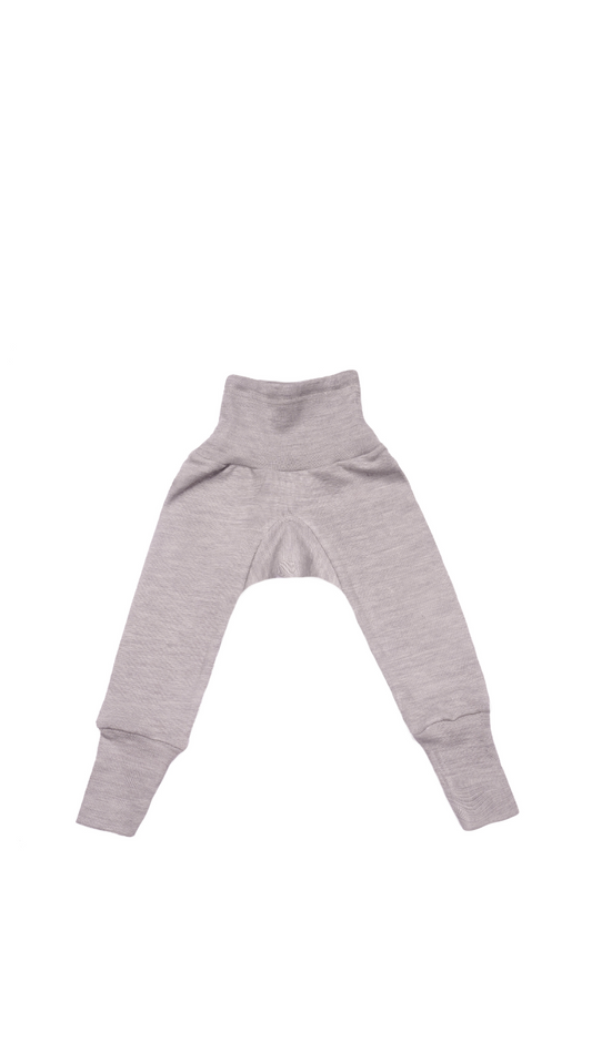 Cosilana Baby Hose 71016 l Wolle Seide l 240 Grau-Meliert