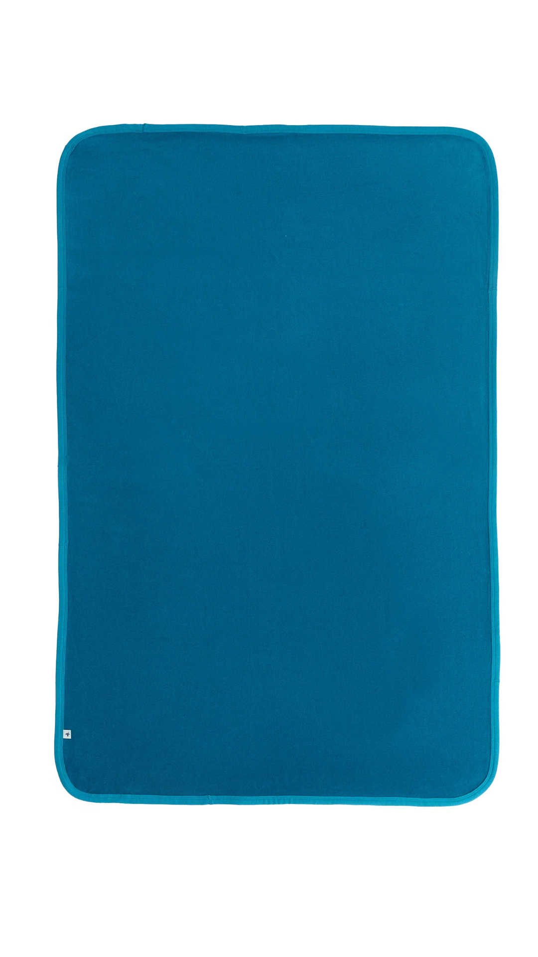 Babydecke aus Nicky & Bio-Baumwolle (kbA) – Leela Cotton | Kuschelweich, GOTS-zertifiziert l Ozeanblau