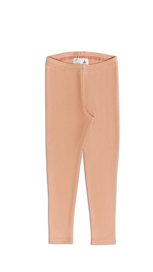 Leela Cottton l Bio Kinder-Leggings für jede Jahreszeit l Café Crema