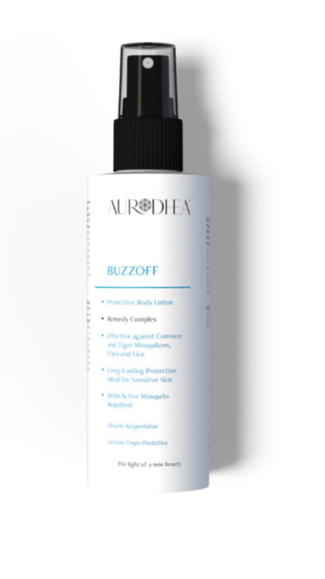 Aurodhea BUZZOFF – Pflanzlicher Insektenschutz für empfindliche Haut (150 ml)
