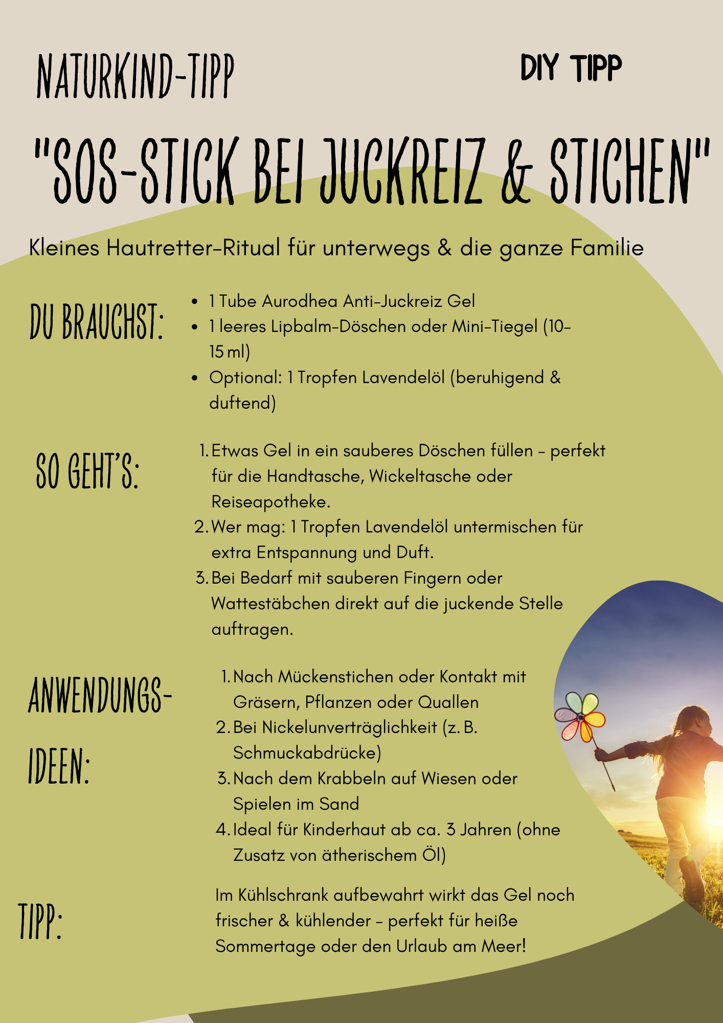 Anti-Juckreiz Gel mit Aloe Vera & Teebaumöl
