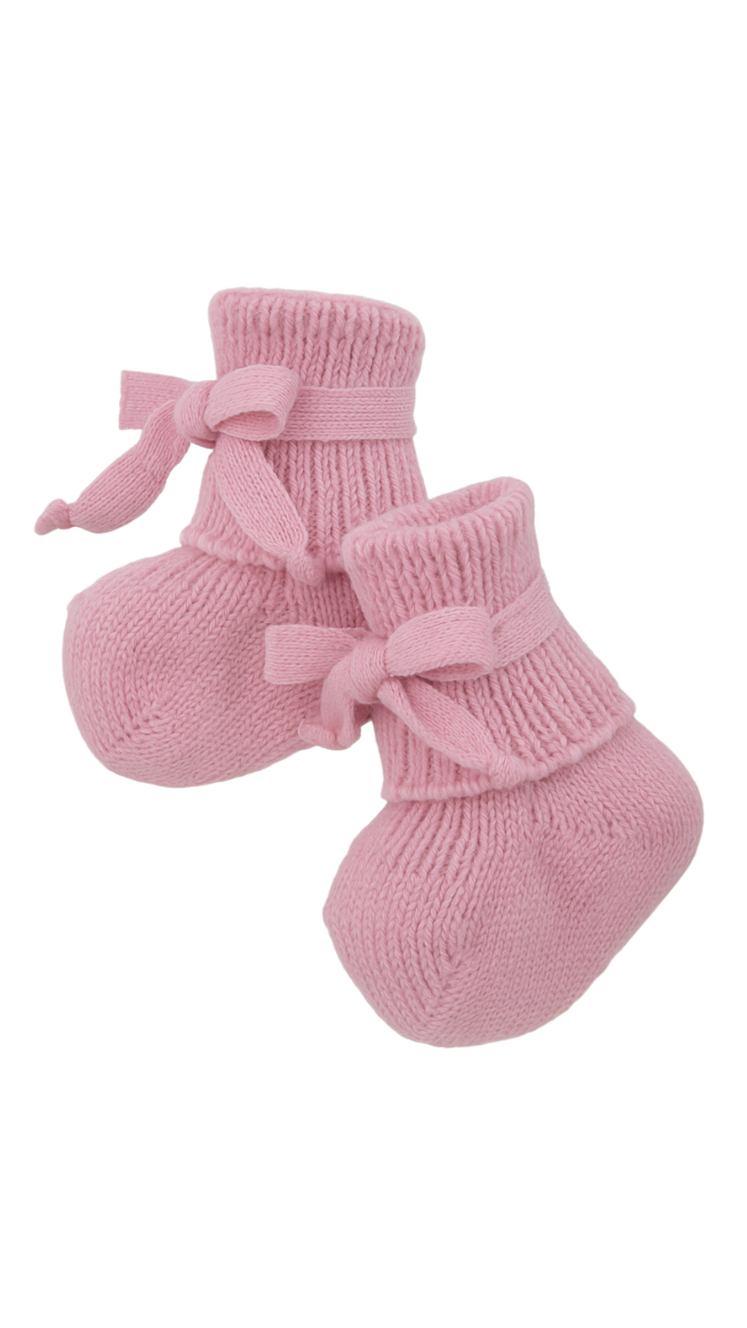Bio Babysocken Schurwolle – Hirsch Natur | Für Frühchen & Neugeborene, ohne Schadstoffe l Rosa