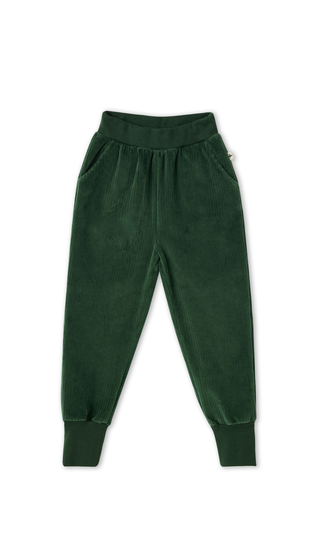 Kinder Cordhose aus 100 % Bio-Baumwolle – Leela Cotton | GOTS-zertifiziert, unisex & robust  l Tannennadel