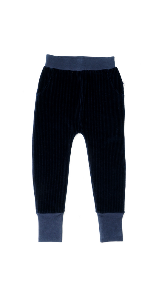 Kinder Cordhose aus 100 % Bio-Baumwolle – Leela Cotton | GOTS-zertifiziert, unisex & robust  l Nachtblau