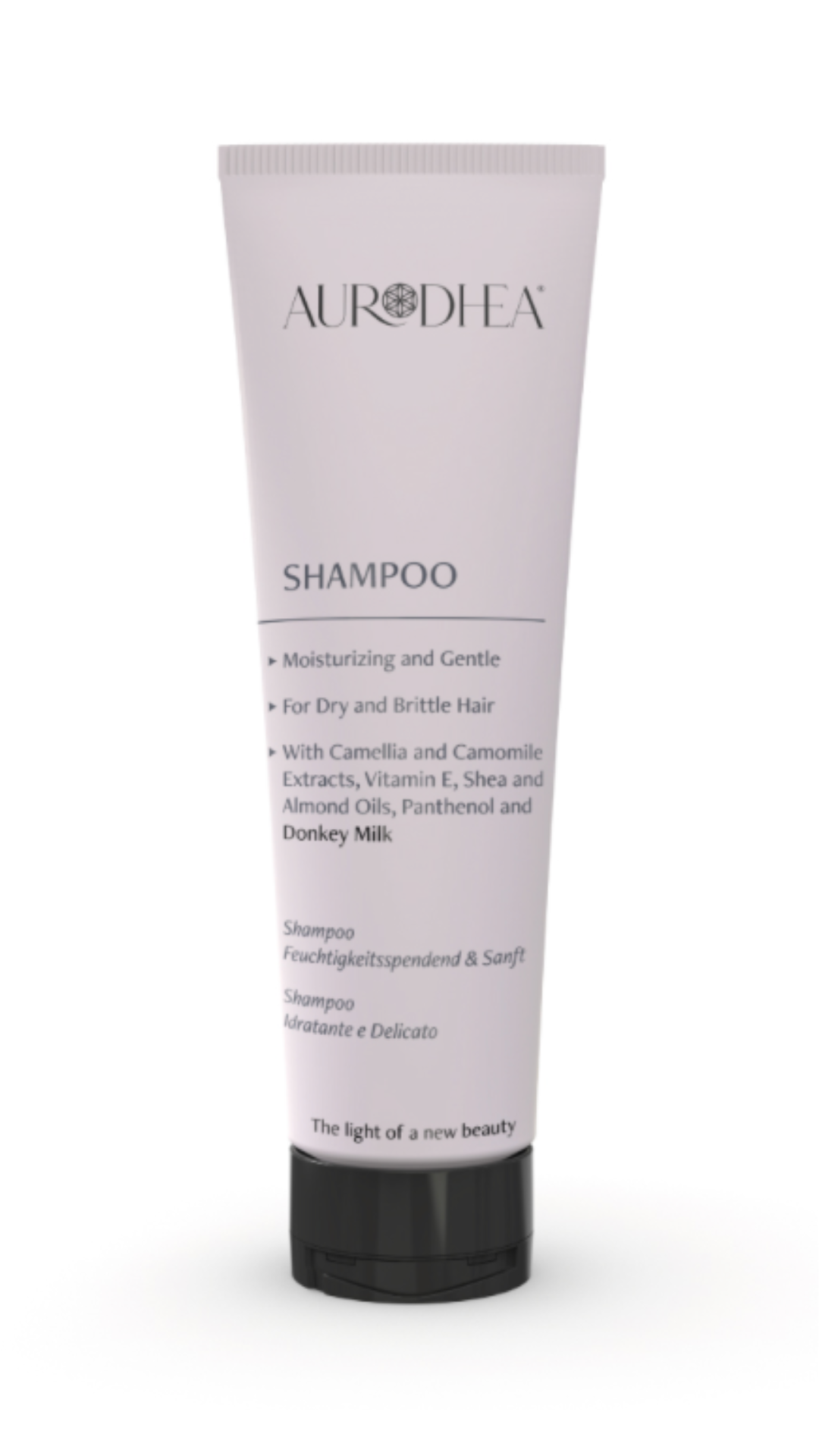 Aurodhea Shampoo mit Eselsmilch – Sanfte Haarpflege für empfindliche Kopfhaut (250 ml)