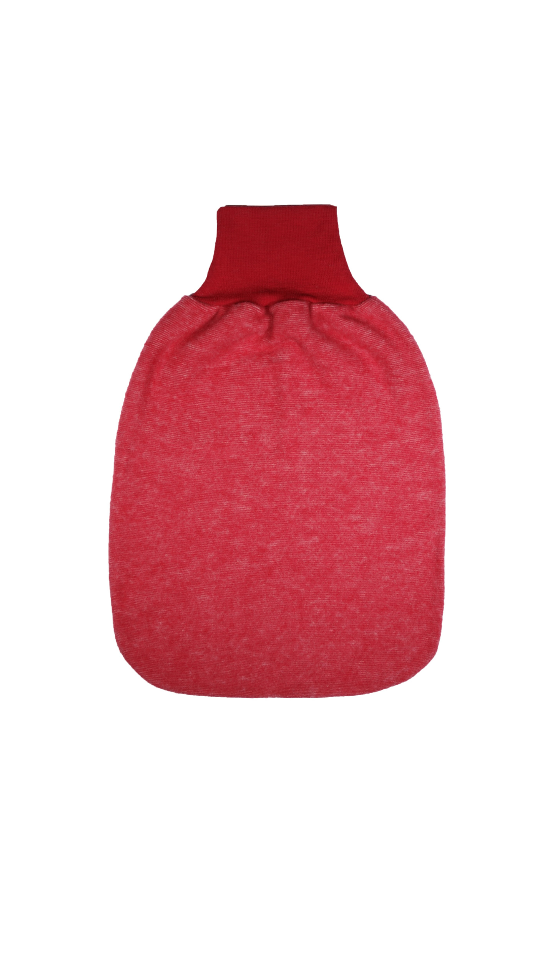 Cosilana Baby-Strampelsack 48937  l ca. 62 cm l Wollfleece Baumwolle I 104 Rot- Melange