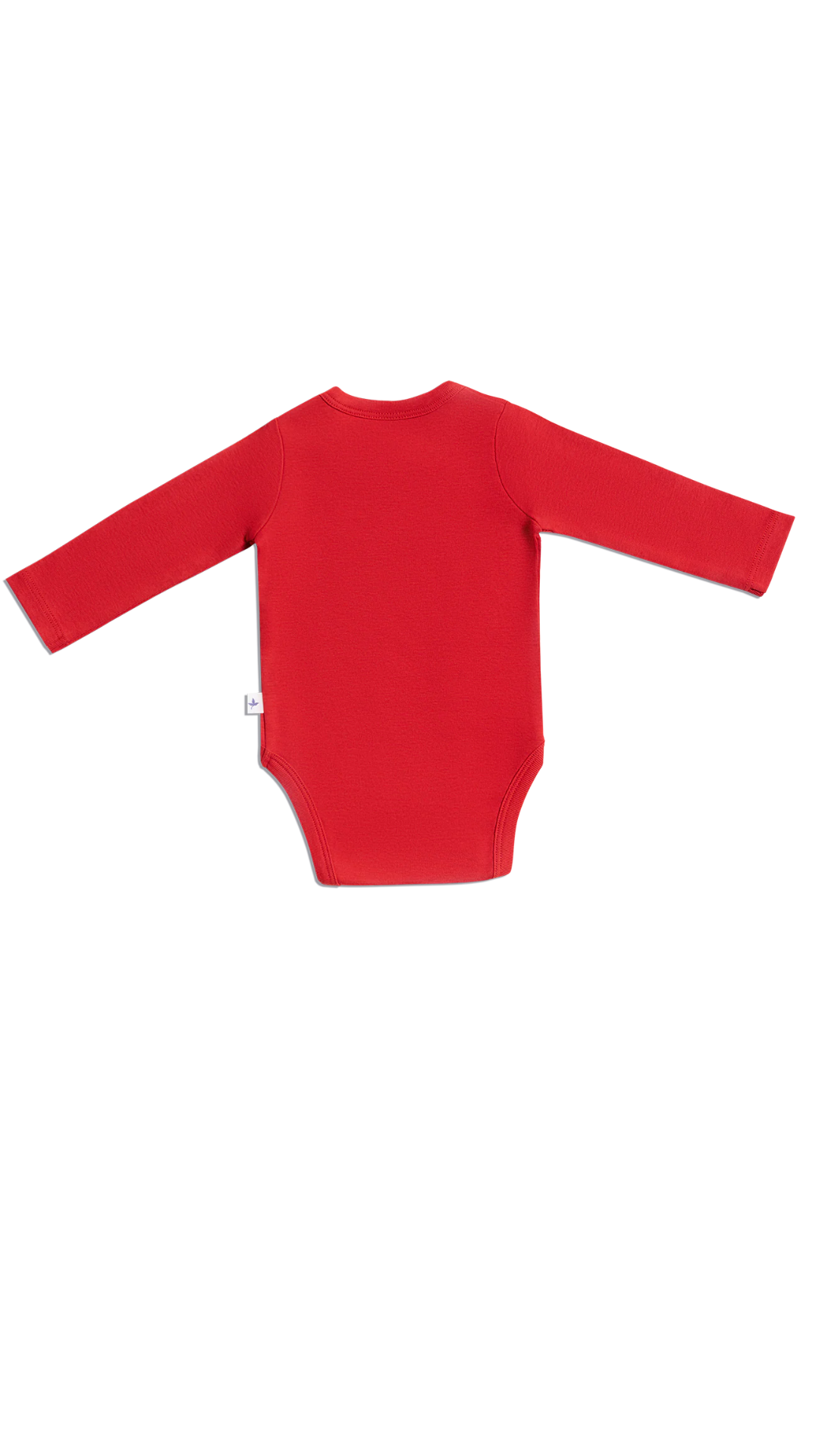 Baby Langarmbody Bio-Baumwolle Ziegelrot – Leela Cotton | Fair und nachhaltig