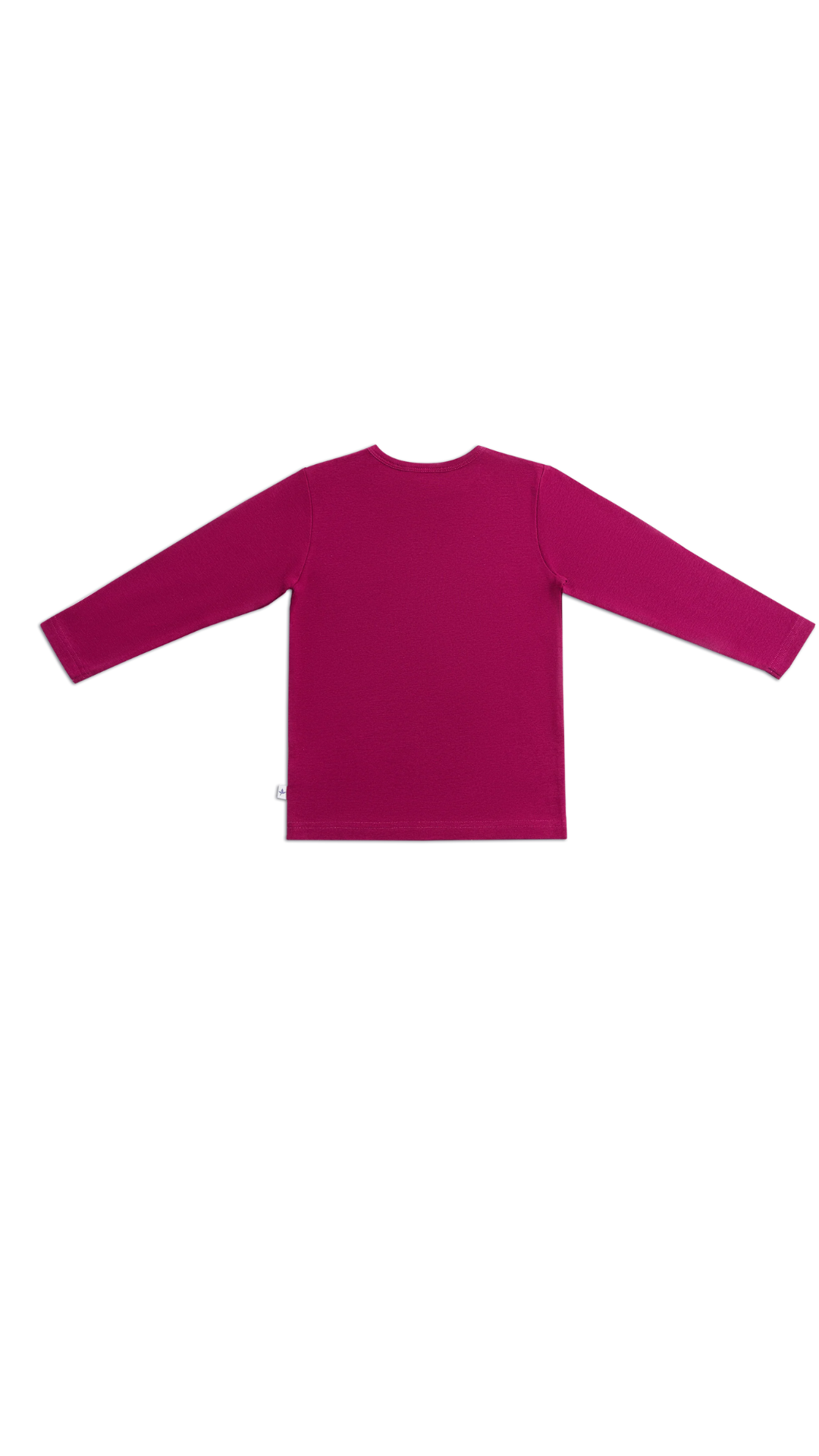 Langarmshirt für Kinder l Bio Baumwolle – Leela Cotton | Atmungsaktiv, nachhaltig & mit Holzknöpfen l Fuchsie