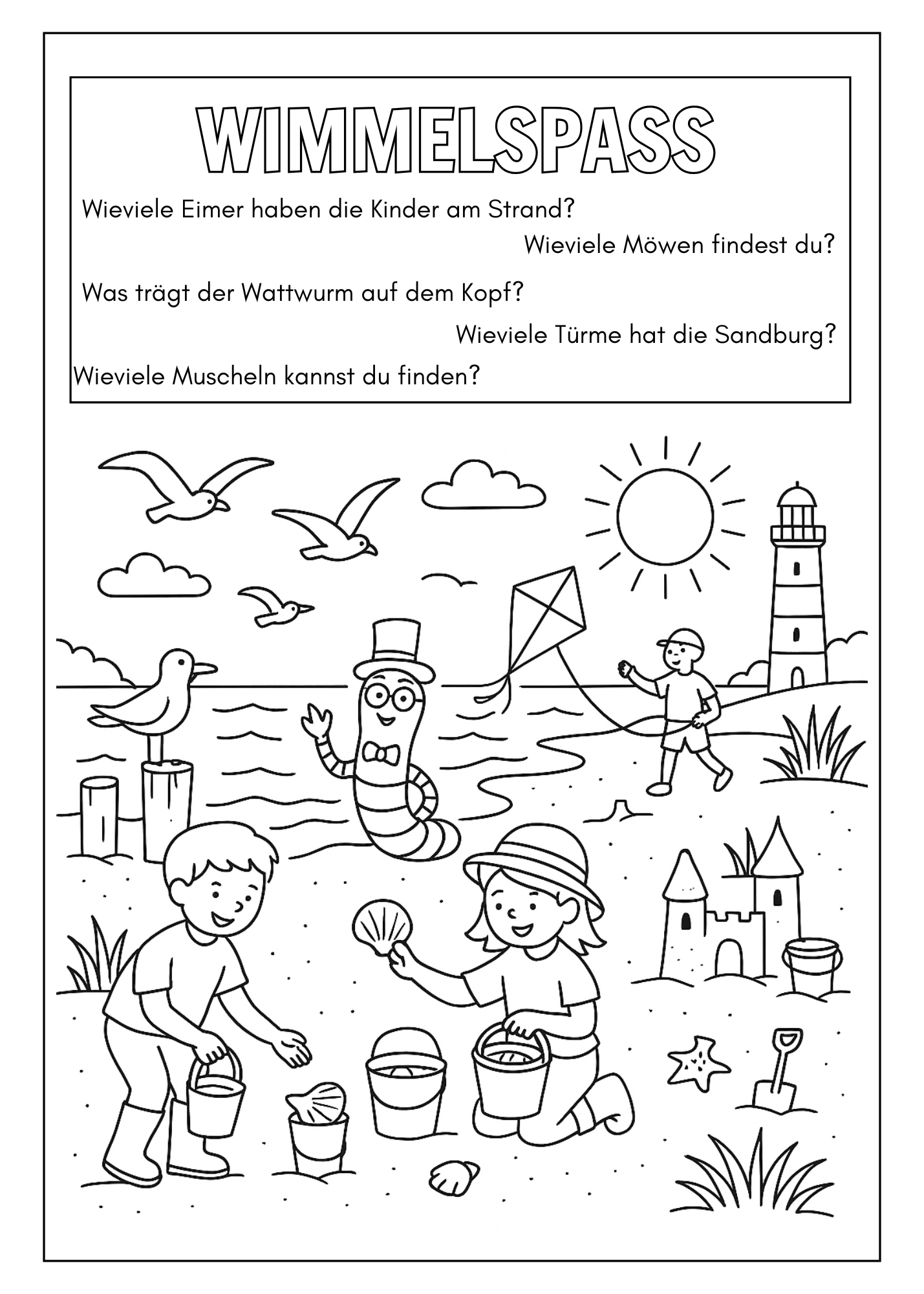 Entdecke die Nordsee – Mit Malspaß, Rätseln & Wissen: Ein kreatives Beschäftigungsbuch