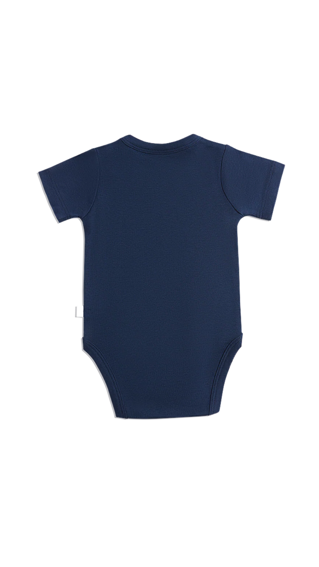 Baby Kurzarmbody aus Bio-Baumwolle l  Leela Cotton –  natürlich für zarte Babyhaut l Indigo