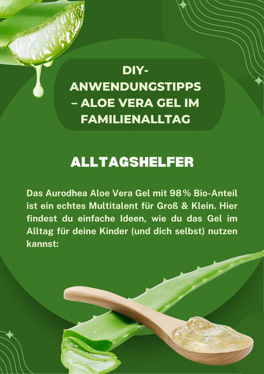 Aurodhea Aloe Vera Gel (98 %) – Vielseitige Pflege für Haut & Haar (150 ml)