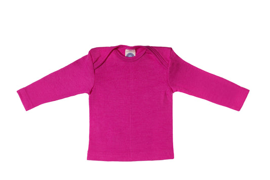 Cosilana Baby Schlupfhemd 71033 l Wolle Seide l 30 Pink