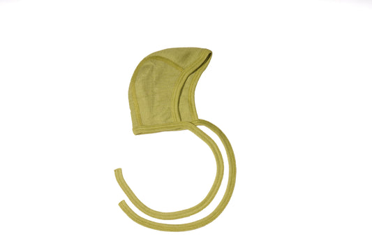 Cosilana Baby Häubchen 71090  l Wolle Seide l 21 Grün