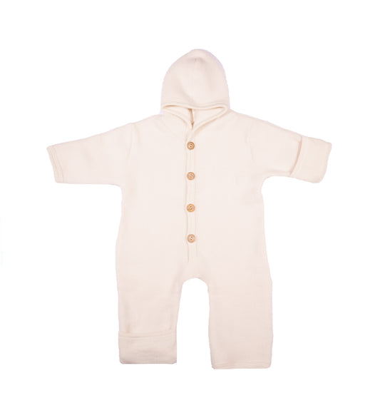 Cosilana Wollfleece-Overall 48918 l  Wolle Baumwolle I 01 Natur