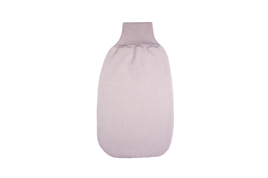 Cosilana Baby-Strampelsack 48937  l ca. 62 cm l Wollfleece Baumwolle I 140 Grau- Melange