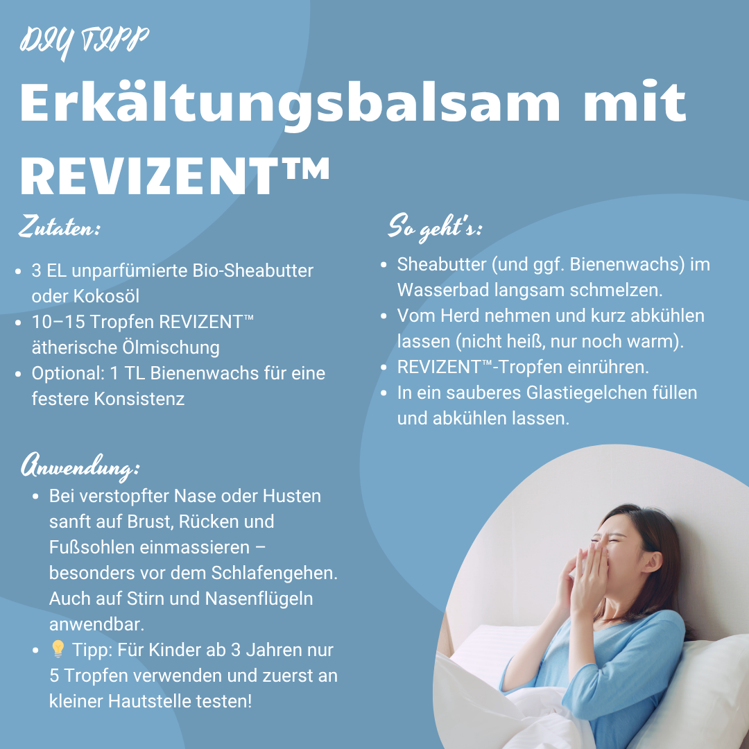Ätherische Ölmischung – natürliches Multitalent bei Erkältung, Schmerzen, Stress (50 ml)
