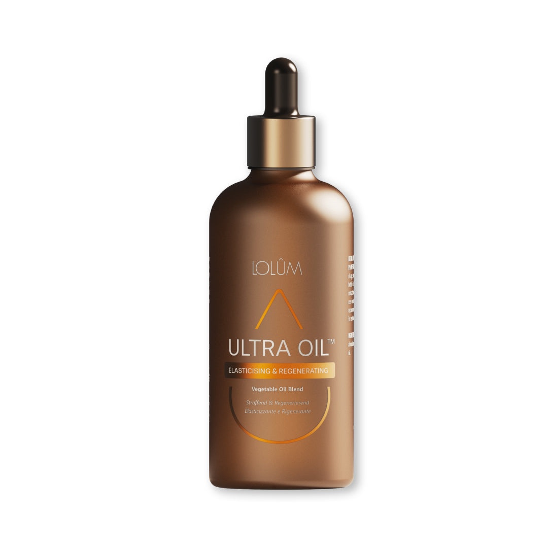 Straffende, regenerierende Pflanzenölmischung mit Arganöl, Squalan Mandelöl | 50 ml vegane Naturkosmetik gegen Dehnungsstreifen und trockene Haut
