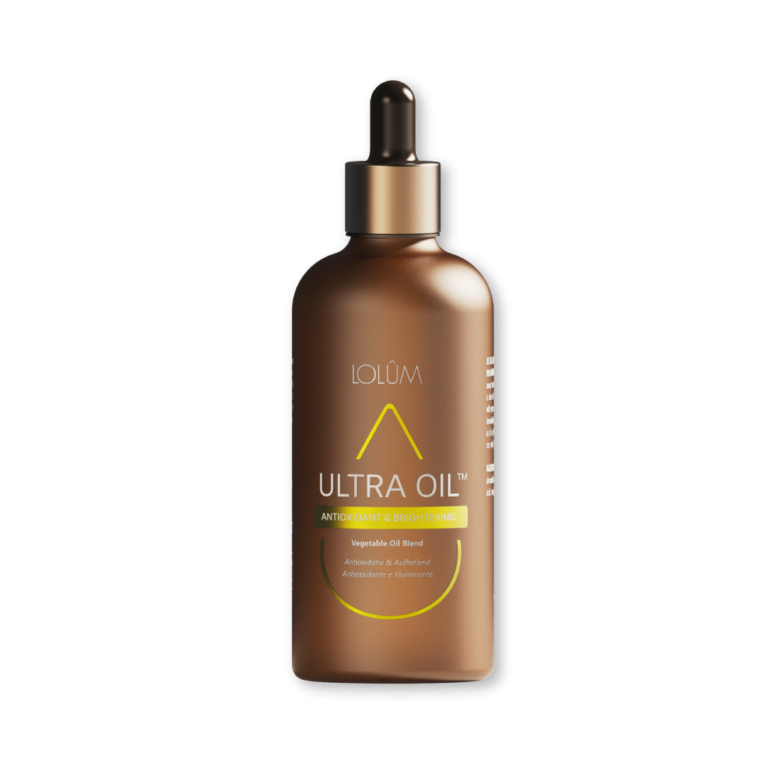 Aufhellende antioxidative Pflanzenölmischung mit Hyaluronsäure, Traubenkernöl Leinöl | 50 ml vegane Naturkosmetik für strahlende Haut