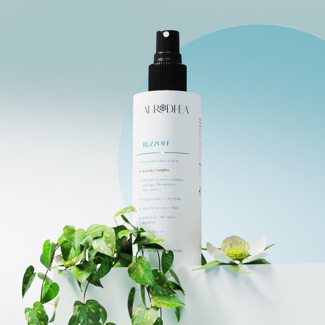 Aurodhea BUZZOFF – Pflanzlicher Insektenschutz für empfindliche Haut (150 ml)