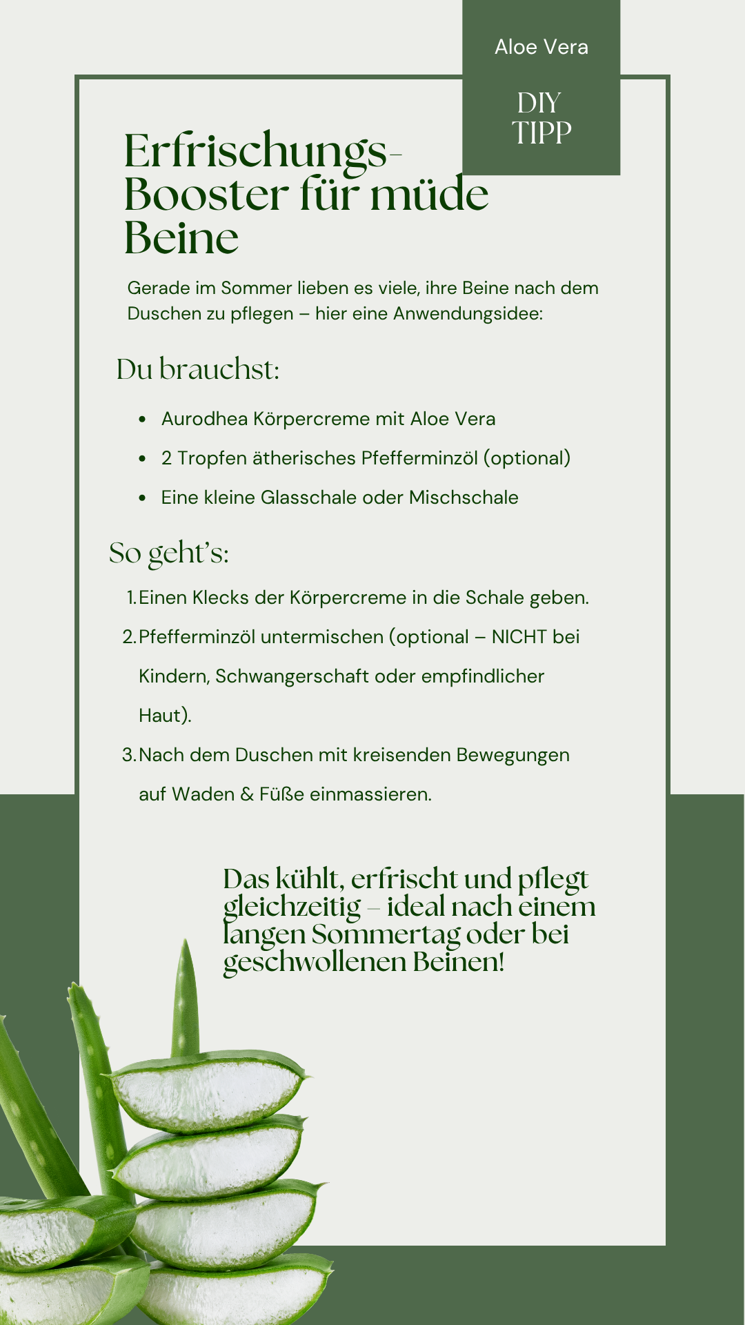 Vegane Körpercreme mit Aloe Vera, Arganöl und Vitamin E – für jeden Hauttyp
