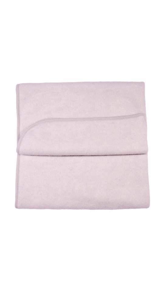 Cosilana Baby-Decke 48933 l  ca. 75x100 cm l Wollfleece Baumwolle I  140 Grau- Melange